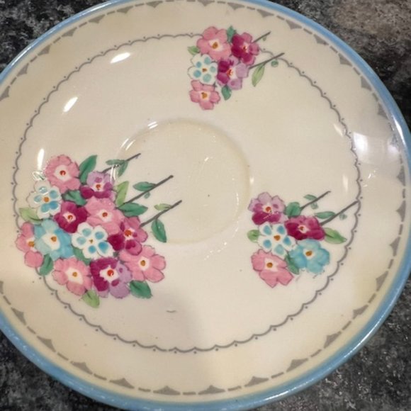 Vintage Crown Staffordshire English Bone China Cup and Saucer -Perfect Condition - Picture 3 of 5